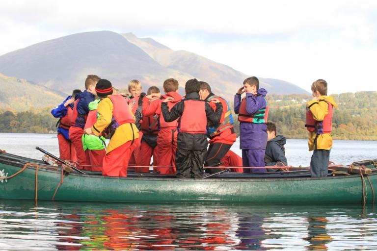 Standing up in kayak