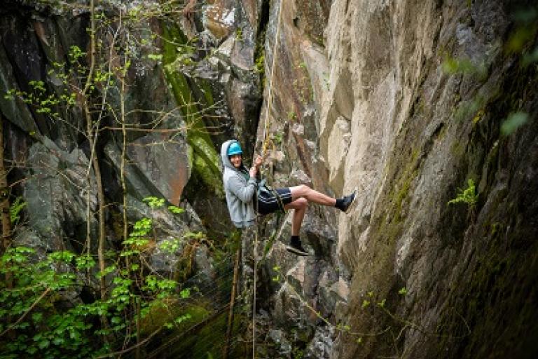 abseiling